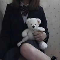 qq头像唯美短发背影图片女生(4)