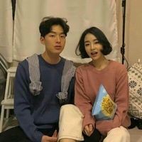 搞怪情侣头像真人