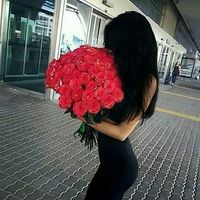 欧美黑白简笔画女生头像图片(10)