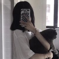 女生抱宠头像大全(14)
