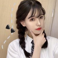 长发女生头像霸气范黑白头像(4)