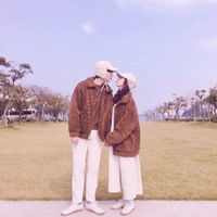 头发短男情侣头像霸气头像图片(9)