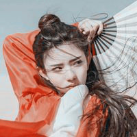 女性富贵招财的微信头像(6)