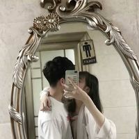 情侣头像 一半张脸是面具(16)