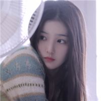 夕阳女生头像侧面(14)