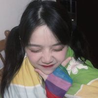 黑色绿色头发图片女生头像(9)
