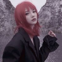 女生蓝色背景霸气头像(2)