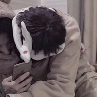情侣白衬衫半身头像图片(11)