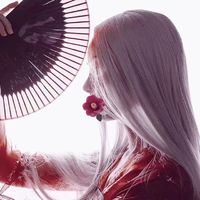 伤感背影图 黑白女生头像(7)
