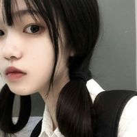 女生黒白头像(16)