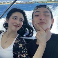 情侣小人吃瓜的头像(7)