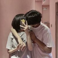 暖色调情侣头像两张(9)