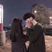 韩版情侣头像黑白(5)