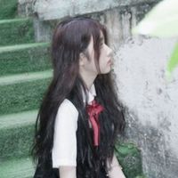 女生头像小清新背影戴帽子(6)