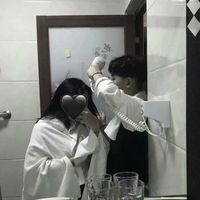 黑色qq情侣头像(15)