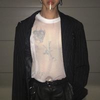 单眼男生头像