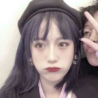 带兔耳朵情侣头像(16)