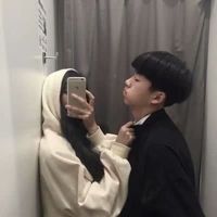 qq头像情侣带学的背影(9)