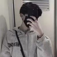 带眼镜的男生头像侧脸(2)