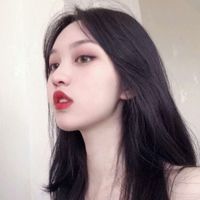 侧脸中长发女生头像(3)