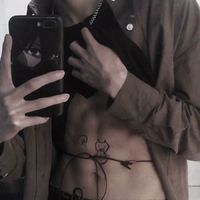 男生锁骨头像露脸(13)