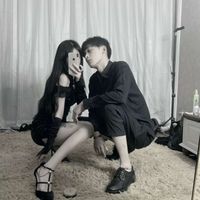 QQ情侣简笔画小人物头像(11)
