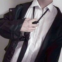 男生红色动画霸气头像(8)