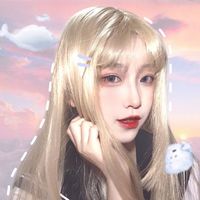 森系侧脸图片女生头像(3)