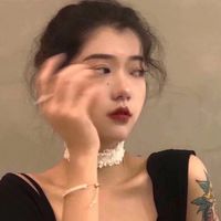 女生头像绑个两丸子头(16)