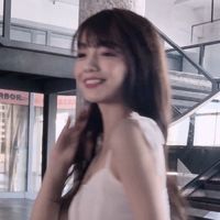 长发侧脸女生微信头像图片大全(2)