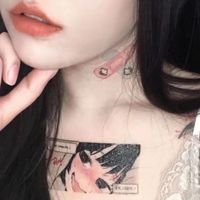 丸子头带微笑头像女生(10)