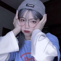 女生双层相框圆形头像女生(9)