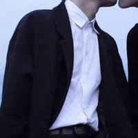 小丑女黑白情侣头像高清头像图片大全(17)
