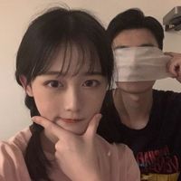 红白抽烟情侣qq头像(12)