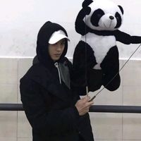 男人用狼做微信头像图片(13)
