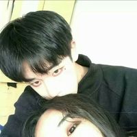 韩国唯美插画情侣头像(16)