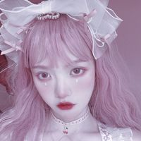 唯美抱腿女生头像(4)