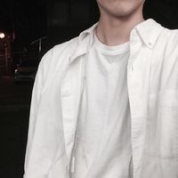 高中男生手指在头上的微信头像(8)