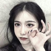 女生小清新头像背影短头发(3)