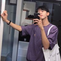 45度看天的男生头像(5)