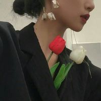 2018最火爆微信头像侧脸女(18)