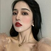 唯美侧脸女生微信头像小清新头像(6)