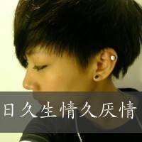 qq头像伤感 黑白 背影头像女生带字(16)