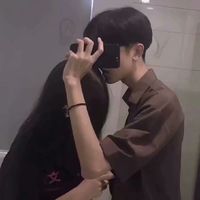 qq情侣头像 淡色两人(14)