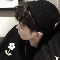 戴眼镜二次元绿色男生头像图片大全(15)