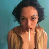 女生大笑黑白头像欧美(7)