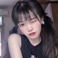 单手比心的女生头像(16)