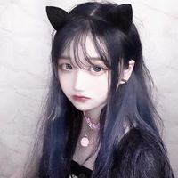 个性帽子遮脸女生头像(11)