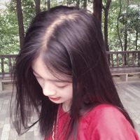 时尚中学生书包女生头像(5)