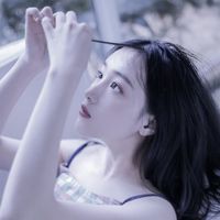 暗真淡人图片女生头像(3)